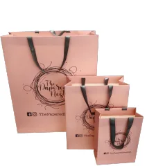 Custom printed shopping bags